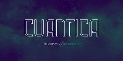 Cuantica Font Poster 1