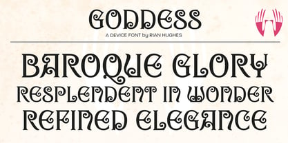 Goddess Font Poster 10