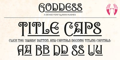 Goddess Font Poster 9
