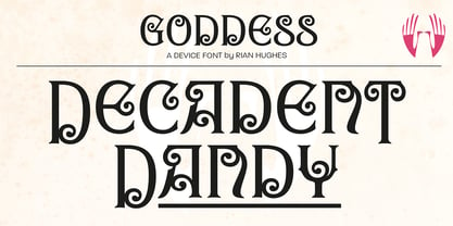 Goddess Font Poster 8