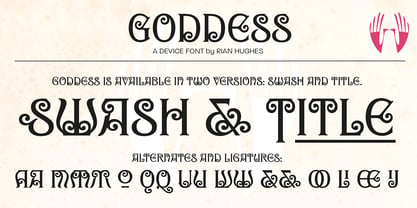Goddess Font Poster 6