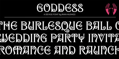 Goddess Font Poster 1
