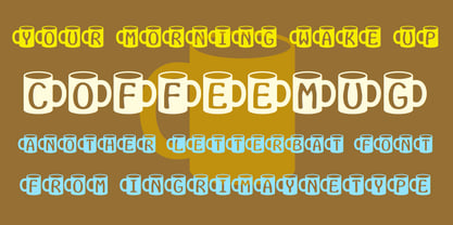 CoffeeMug Font Poster 3