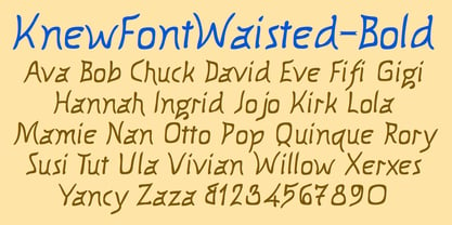 KnewFontWaisted Police Poster 4