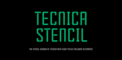 Tecnica Stencil Fuente Póster 1