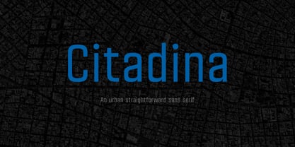 Citadina Font Poster 1