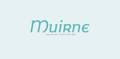 Muirne Font Poster 2