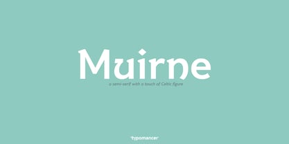 Muirne Font Poster 1