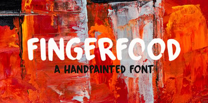 Fingerfood Font Poster 5