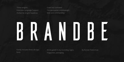 Brandbe Font Poster 1