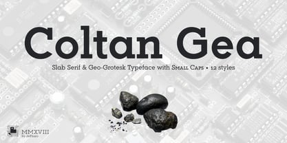 Coltan Gea Font Poster 7
