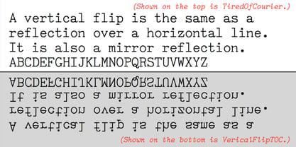 VerticalFlipTOC Font Poster 3