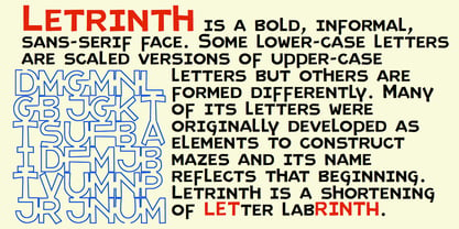 Letrinth Font Poster 3