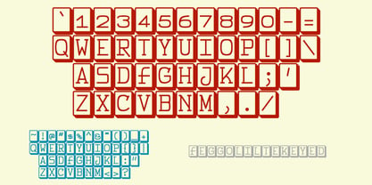 FeggoliteKeyed Font Poster 5