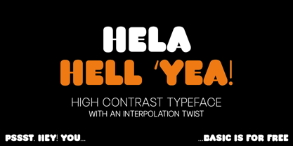 Hela Font Poster 3