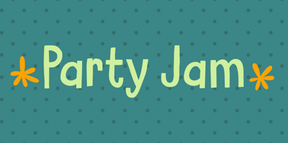 Party Jam Font Poster 8