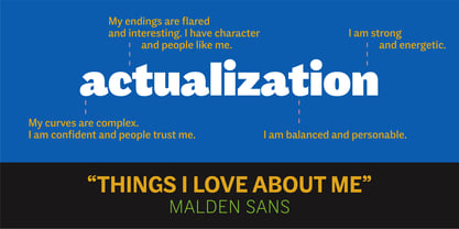 Malden Sans Police Poster 3