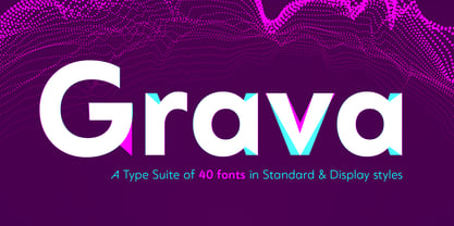 Grava Font Poster 1