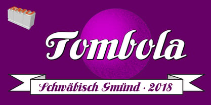 Tombola Font Poster 1