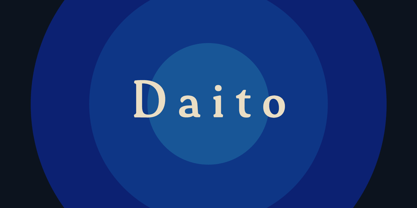 Daito Font Poster 1
