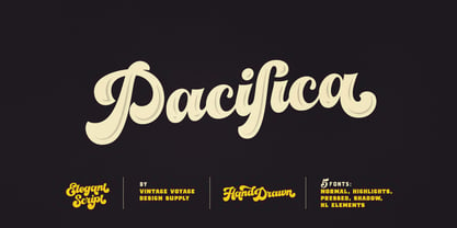 VVDS Pacifica Font Poster 1