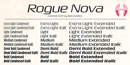 Rogue Sans Nova Font Poster 5