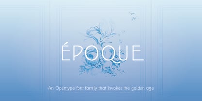 Epoque Font Poster 1