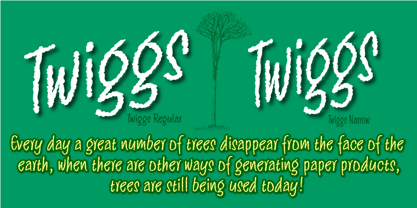 Twiggs Font Poster 1