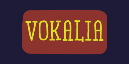 Vokalia Font Poster 8