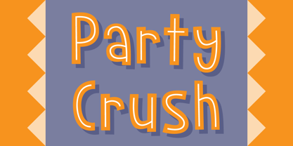 Party Crush Font Poster 8