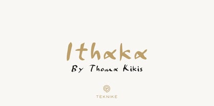 Ithaka Font Poster 1