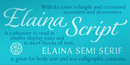 Elaina Font Poster 4