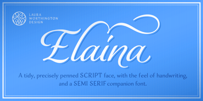 Elaina Font Poster 8