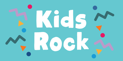 Kids Rock Font Poster 1