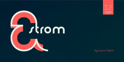 Strom Font Poster 5