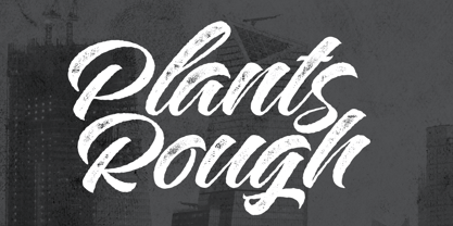 Plants Font Poster 3