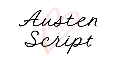 Austen Script Fuente Póster 6