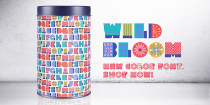 Wild Bloom Font Poster 11