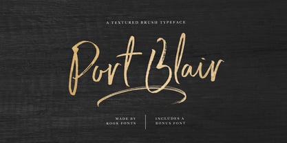 Port Blair Font Poster 7
