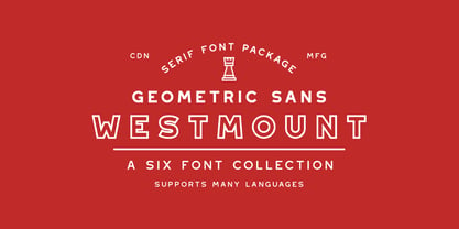 Westmount Font Poster 1