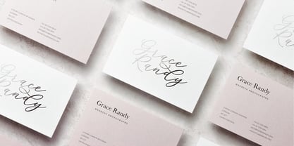 Adore Calligraphy Font Poster 4