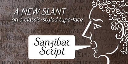 Sanzibar Script Font Poster 3