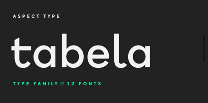 Tabela Font Poster 1