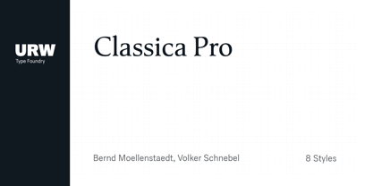Classica Pro Font Poster 5