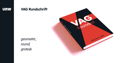 VAG Rundschrift Fuente Póster 4