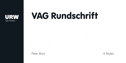 VAG Rundschrift Fuente Póster 5