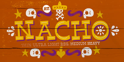 Nacho Font Poster 1