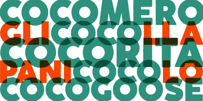 Cocogoose Classic Font Poster 15