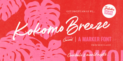 Kokomo Breeze Font Poster 15