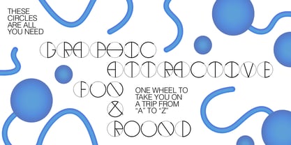 Circle typeface Font Poster 2